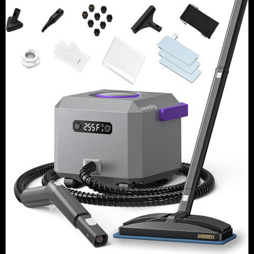 Aristell Steam Cleaner Fast 50Sec HeatUp Refill Anytime No Waiting